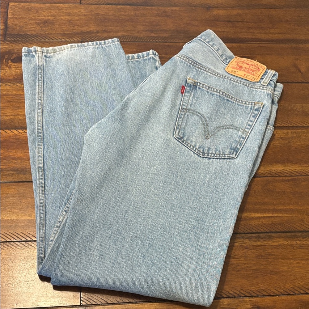 Levi's Men's Straight Jeans in Light Blue